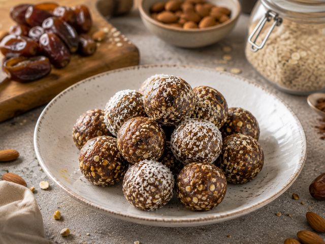 Foto: Dattel-Energiebällchen